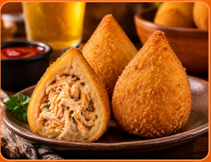 Coxinhas douradas da Koxinhas